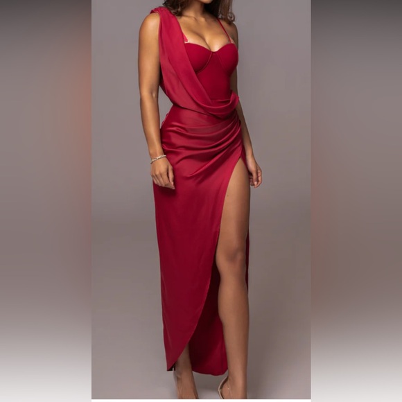 JLUX LABEL Red Dress - Picture 2 of 2